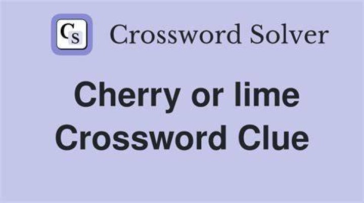 Cherry or walnut Crossword Clue