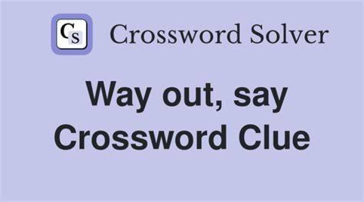Choppered in or out, say Crossword Clue