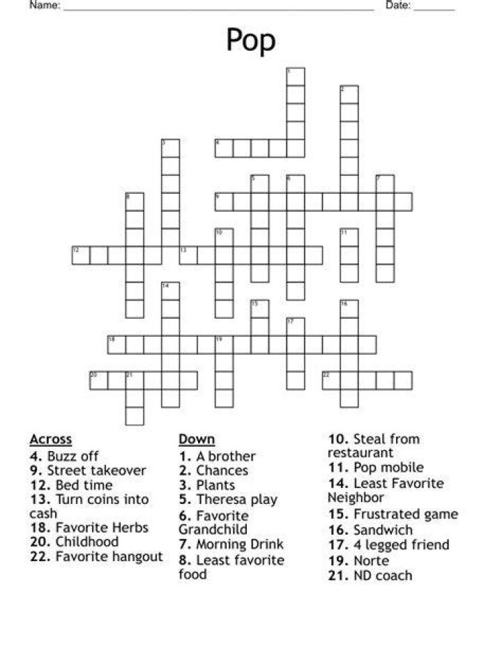 Christina of pop Crossword Clue