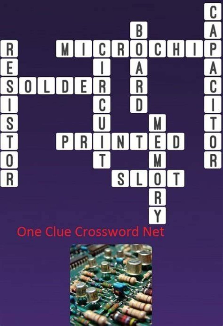 Circuit board components Crossword Clue