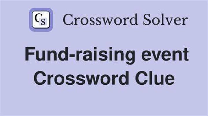 Classic fund-raising event Crossword Clue