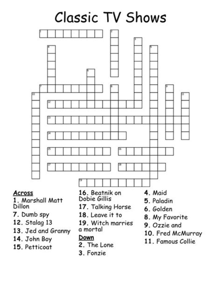 Classic sketch comedy show from the ’60s and ’70s Crossword Clue