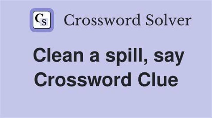 Clean with steel wool, say Crossword Clue