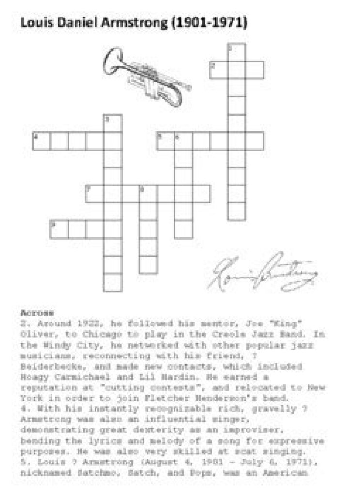 Cold War-era group that included Louis Armstrong Crossword Clue