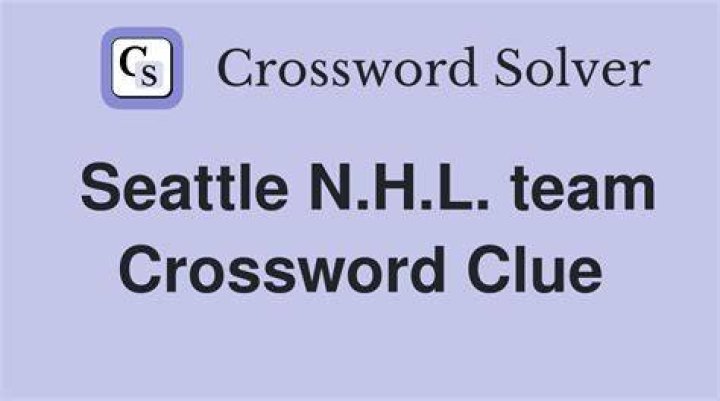 Colorado N.H.L. team, casually Crossword Clue