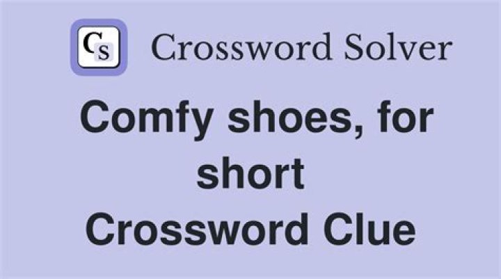 Comfy boot Crossword Clue