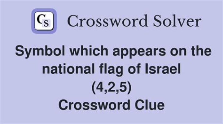 Common flag symbol Crossword Clue
