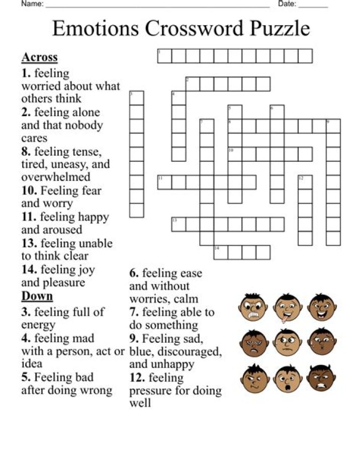 Common teenage emotion Crossword Clue