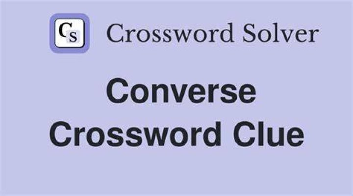Converse, e.g. Crossword Clue