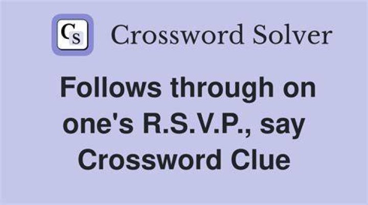 Couple’s enthusiastic R.S.V.P. Crossword Clue