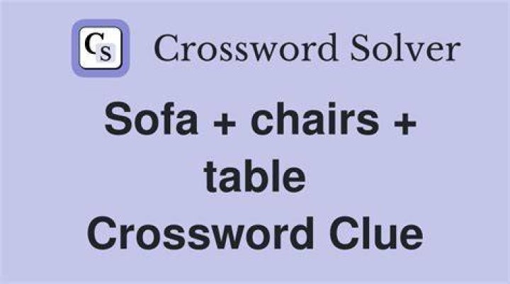 Cozy chairs for pairs Crossword Clue