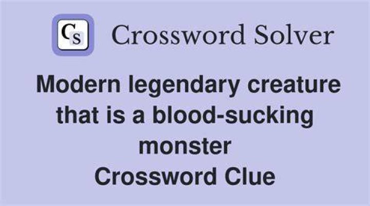 Creature whose saliva acts as a blood thinner Crossword Clue