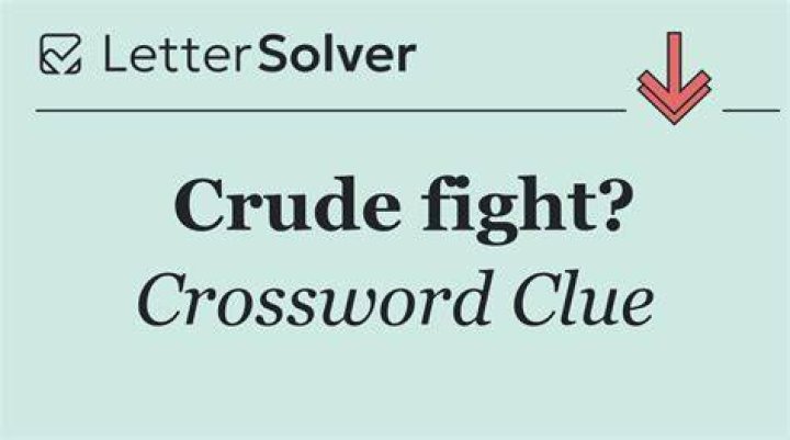 Crude meas. Crossword Clue