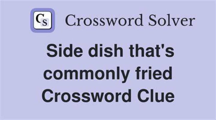 Dark green side dish Crossword Clue