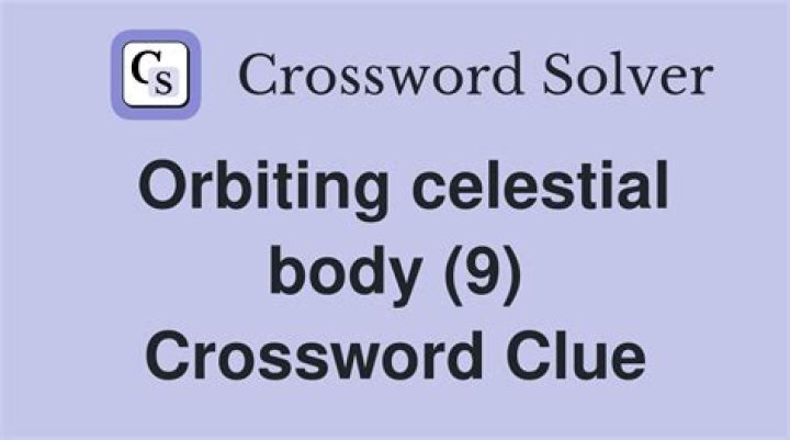 Dense, spinning celestial body Crossword Clue