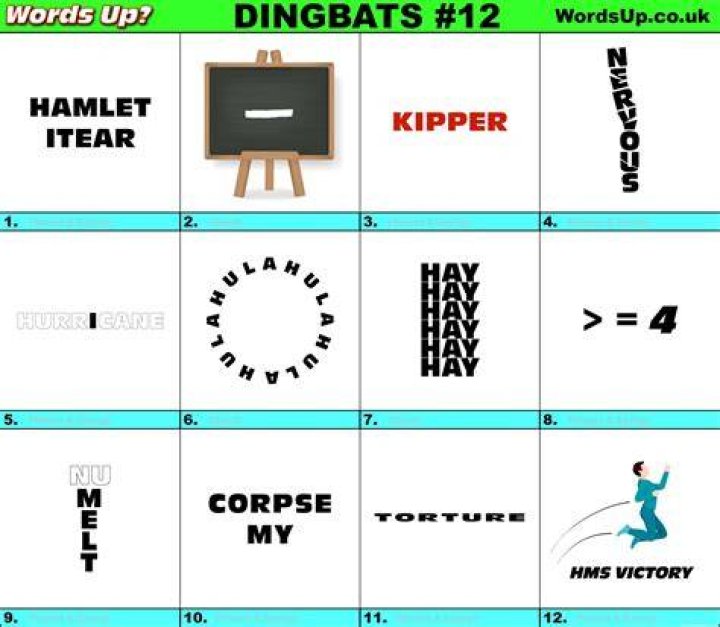 Dingbats Crossword Clue