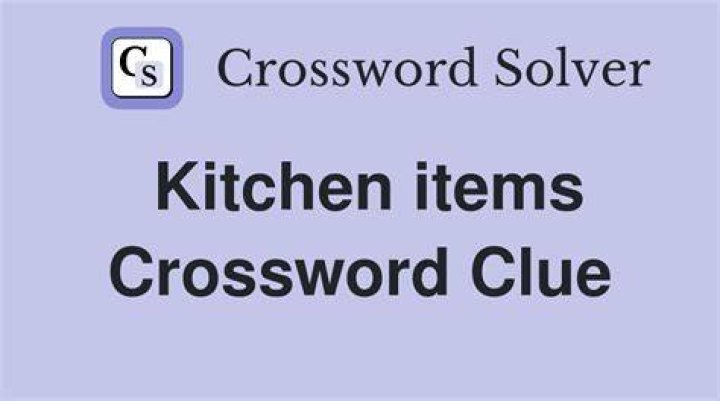 Dingy kitchen items? Crossword Clue