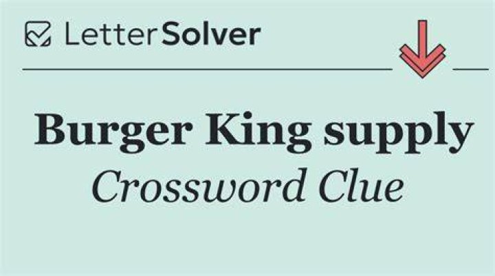 Dinner for two at Burger King, maybe Crossword Clue