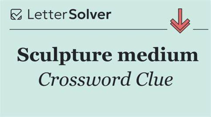 Disappearing sculpture medium Crossword Clue