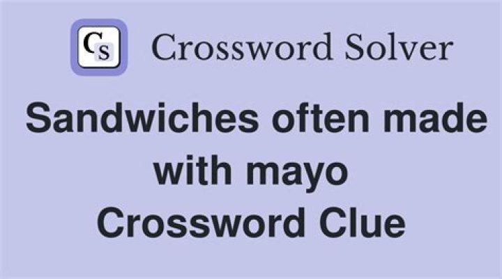 Dishes often made with mayo Crossword Clue