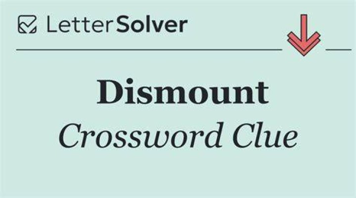 Dismount surface Crossword Clue