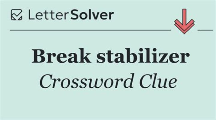Driving stabilizer Crossword Clue