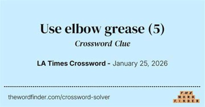 Elbow Crossword Clue