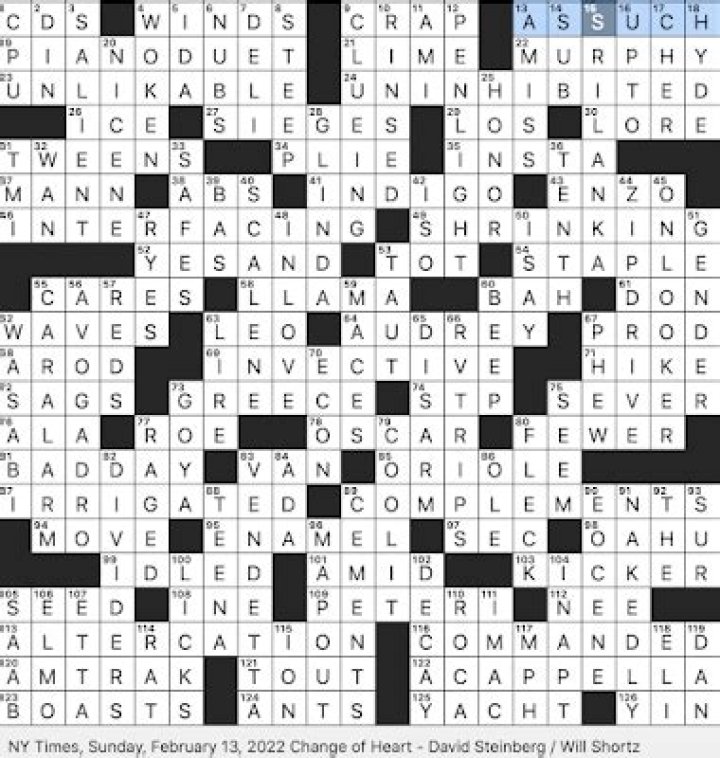 Epoch when palm trees grew in Alaska Crossword Clue