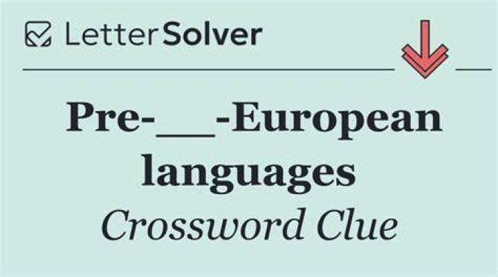 ___-European languages Crossword Clue