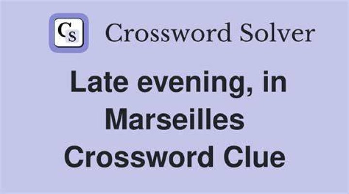 Evening, to Yves Crossword Clue