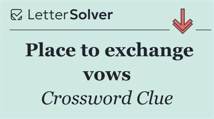 Exchange new vows Crossword Clue