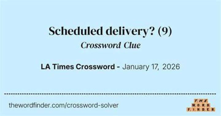 Experimental delivery option Crossword Clue