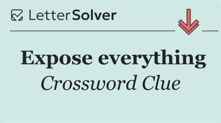 Expose Crossword Clue