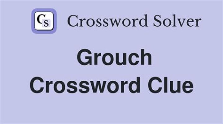 Famous grouch Crossword Clue