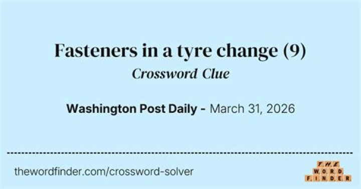 Fasteners … or, if you change the fourth letter to an S, what the fasteners might be made of Crossword Clue