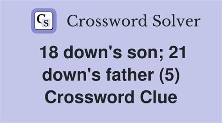 “Father” of 13-Down Crossword Clue