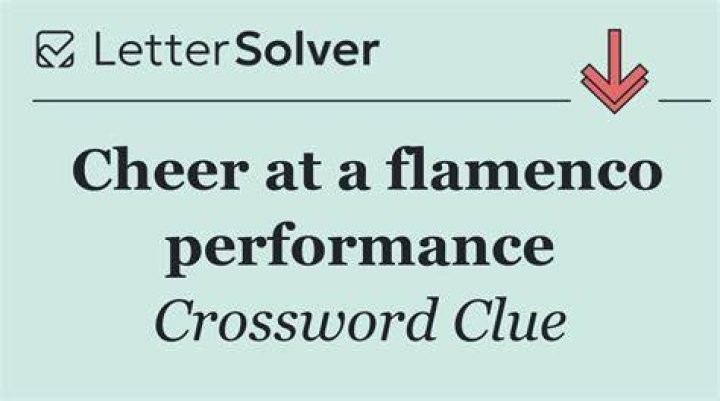 Flamenco cheer Crossword Clue
