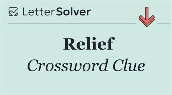 Form of relief Crossword Clue