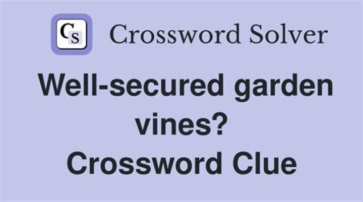 Framework for vines Crossword Clue