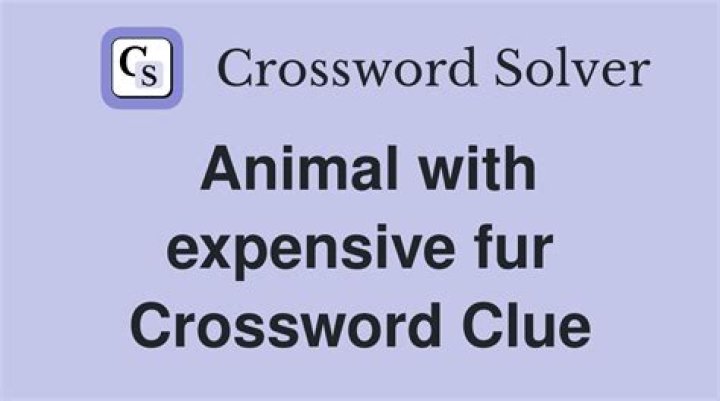 Fur Crossword Clue