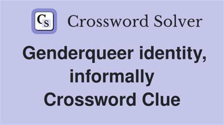 Genderqueer identity Crossword Clue