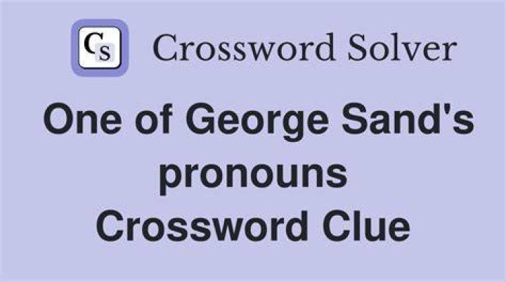 George Sand, par exemple Crossword Clue