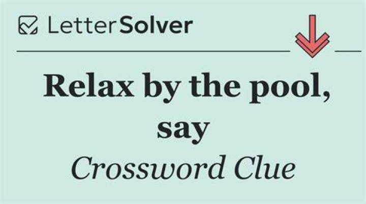 Get in the pool, say Crossword Clue