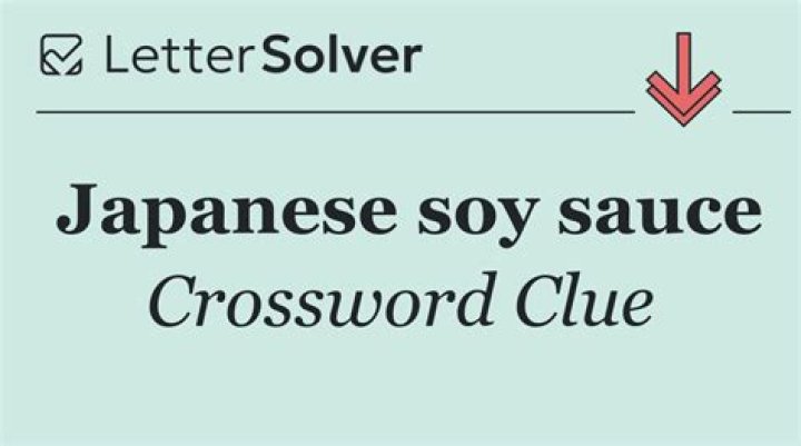 Gluten-free Japanese soy sauce Crossword Clue
