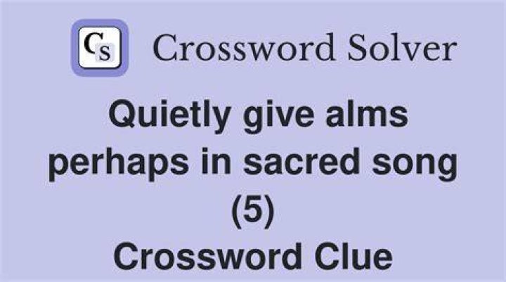 Goes quietly, perhaps Crossword Clue