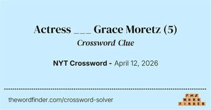 Grace word Crossword Clue