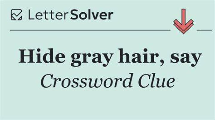 Gray, say Crossword Clue