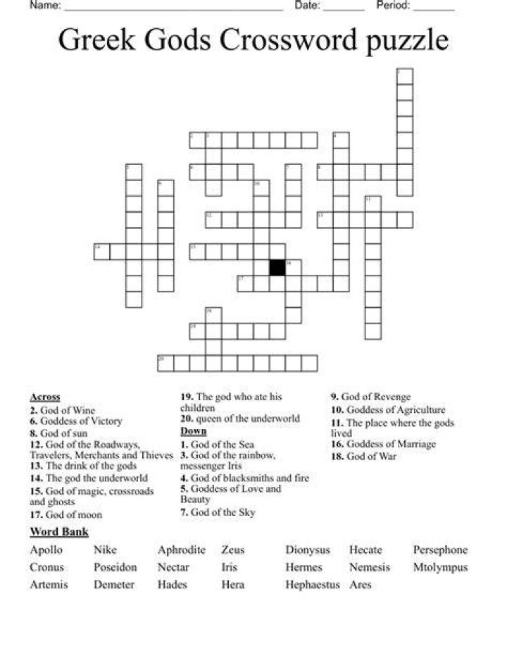 Greek for “word” Crossword Clue