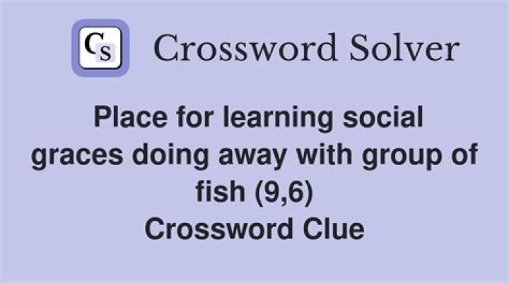 Group of fish Crossword Clue