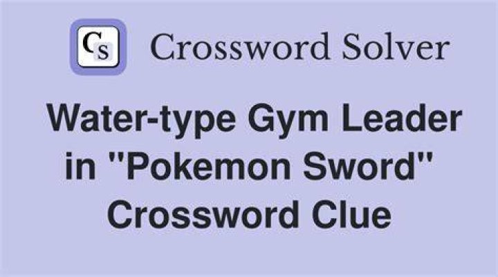Gym leader? Crossword Clue
